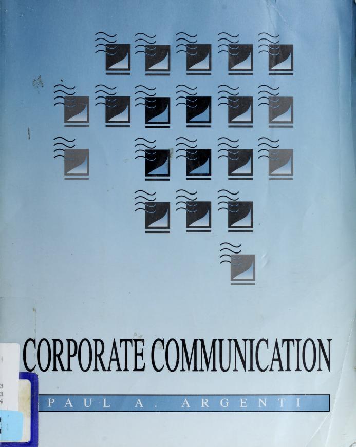 corporate communication paul argenti pdf download